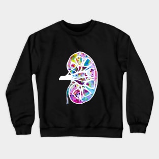 Confetti Kidney (Dark Background) Crewneck Sweatshirt